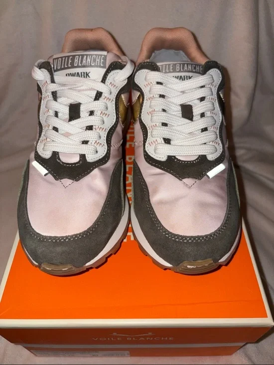 NWT VOILE BLANCHE Qwark Hype Sneaker in Army Green - Picture 8 of 15